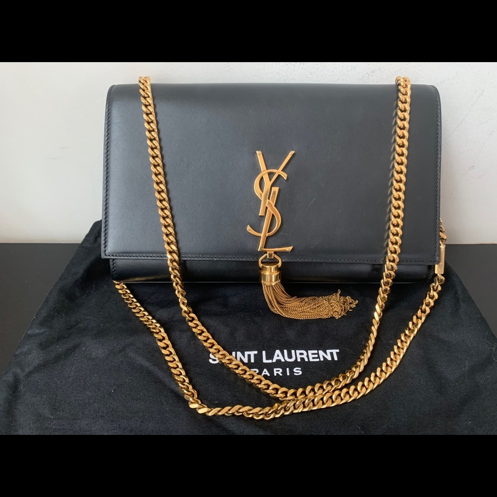 saint laurent medium tassel bag